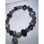 Alex’s Angels Memento Prayer Box Charm Crystal Beaded Stretch Bracelet Silver Photo 2