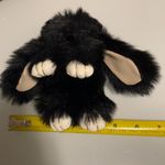 Soft Fluffy Rabbit Keychain Cute Plush Key Rings Faux Fur Keyring Pompom Black Photo 6