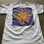 Vintage Pacific Connections Cozumel Sun Graphic Oversized Made in USA Sz OS White Photo 1