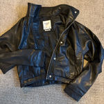 Abercrombie & Fitch Abercrombie Jacket Leather Photo 0