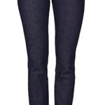 Crippen Dark Rinse Denim Slim Straight Cropped Jeans Deep Blue Size 24 Photo 0