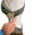 Cache Vintage  Womens Fairy Y2K Silk Evening Dress Sz 10 Sequin Formal Prom HOCO Photo 7