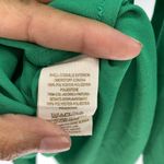 Free People  Two Tone Green Tunic Shirt longline oversized hidden button down Photo 6