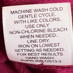 st. john's bay St. John’s Bay Maroon Long Sleeve Lace Top - Size Large - VGUC Photo 5