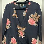 Blue Life  Floral Long Sleeve Romper‎ Photo 1