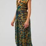 Young Fabulous and Broke Anthropologie Helena Dress Verdigris Boa Wash Size Small Photo 7