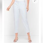 Talbots  PERFECT CROP PANTS - STRIPE‎ - CURVY FIT Size 10 Photo 1