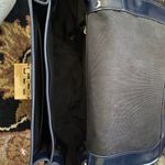 Zac Posen Eartha Accordian Black Fury Navy Leather Crossbody Shoulder Bag w/COA Photo 11