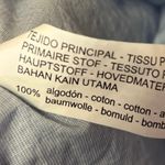 ZARA  Women's Basic Blue Beaded Rhinestone Chambray Button Down Shirt Top Size XS Photo 5