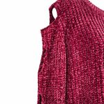 Nordstrom 2/$30 Jodifl Cut-Out Cold Shoulder Crewneck Long Sleeve Knit Chenille Sweater Photo 4