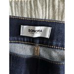 Sonoma Dark Blue Pull On Stretch Denim Ankle Jeggings Women's ~16 Photo 2