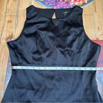 NWT Contemporary Elegance Black and Cream Satin Tulle Midi Dress Size M Photo 7