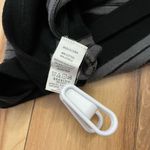 prAna  Sydney Sweater Dress Women’s Sz S Black & Red Striped Back Tie Bell Sleeve Photo 7