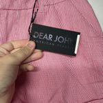 Dear John  Women's Size 30 Pink Striped Cuffed Shorts Casual Summer Cotton Blend Photo 1