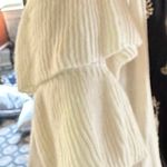 RDI Ruffle tiered bell sleeve sweater open cardigan large white nwot Photo 7
