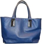 Bottega Veneta Vintage Classic Navy Blue Preowned Tote Shoulder Bag Photo 1