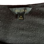 Goldray neckline cut out rib knit top BLACK SIZE 2X Photo 4