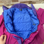 Patagonia Vintage  Y2K Jacket Full Zip Womens 10 M Pink Blue
Bomber Coat RARE Photo 14