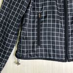 Ralph Lauren L-RL Lauren Active  Jacket Sz M Black‎ White Full Zip Plaid Grid Photo 3