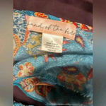 Band of the Free Boho Floral Maxi Dress Turquoise Summer Beach Vacation‎ E11 Blue Photo 2