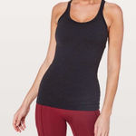 Lululemon Ebb To Street Tank Top II Black 8 W1AX1S Racerback Activewear Workout Photo 0