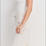 Just Black Denim  The Cargo Wide Leg in Oat Size 28 Photo 3