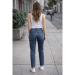 Uniqlo  Jeans Womens Size 28 Blue Distressed Ripped Skinny Leg Frayed Hem Photo 1