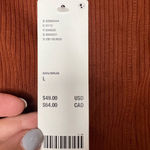 Urban Outfitters NWT Claudia Rust Puff Sleeve Top- NWT Photo 4