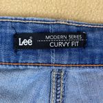 Lee  Modern Series Curvy Fit Women's Blue Denim Capris Jeans Size 22W Short EUC Photo 10