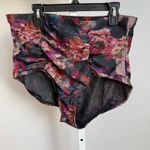 Torrid sz 1 Bikini Flutter Sleeve Top High Waist Ruched Bottom Fairy Cottage Photo 3