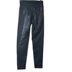 Aerie OFFLINE Shiny Dark Navy Snake Print High Waisted Leggings S Short Blue Size undefined Photo 4