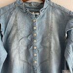 We The Free Louise Button-Front Denim Top Size S NWT $128 Photo 8