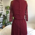 Banana Republic burgundy A-line Dress Photo 2