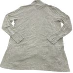 Nicole Miller  Cardigan Womens Medium‎ Grey Open Front Knit Sweater Pockets Photo 1