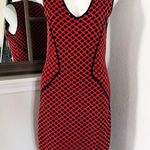 NYDJ Dress Knit Sweater Midi Red Black Size 12 MSRP $158.00 Photo 12