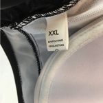 Black Drape Bra Support Cup Bikini Top XXL Photo 7