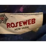 Rose Web New York Women's Vintage 1940s Skirt Suit M Blue/Green Swirl Pattern Blue Size 6 Photo 11