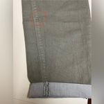Two by Vince Camuto Washed Olive Green Cuffed Skinny Jeans Photo 4