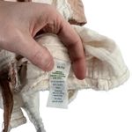 Aerie Pool to Party Gauzy Cover Up Shirt Oversized Tan Colorblock Womens XXL Photo 3