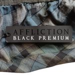 Affliction Womens Plaid Shirt Long Sleeve Button Down Size XS NEW NWT Photo 4