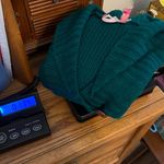 Derek Heart  Sweater Dress Juniors Large Runs Small cap sleeves knit shawl collar Photo 10