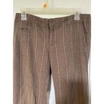 American Eagle Stretch plaid pants Size 4 Brown Photo 1