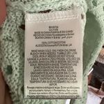 BCBGeneration  seafoam green perforated boatneck sweater size XS/S Photo 5