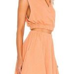 Free People  Beach Orange Terry Cloth Mini Skort Skirt with Shirts Size Medium Photo 2