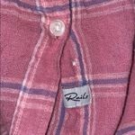 Rails ‎ Charli Linen Blend Dusty Rose Check Plaid XS Photo 5