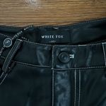 White Fox Boutique NWT  Black Leather Pants *highrise Photo 2