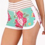 Butt Lift Cheeky Scrunch Bum PINK FLORAL Mesh Detail & Pocketed VIRAL RARE Short Size undefined Photo 12