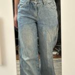 Brandy Melville light washed feanne jeans Photo 0