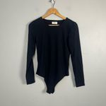 Aritzia Babaton Contour Crew Longsleeve Bodysuit black size large Photo 2