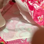 Lilly Pulitzer  hot pink floral skirt woman size 8 lined cotton 16” long Photo 6